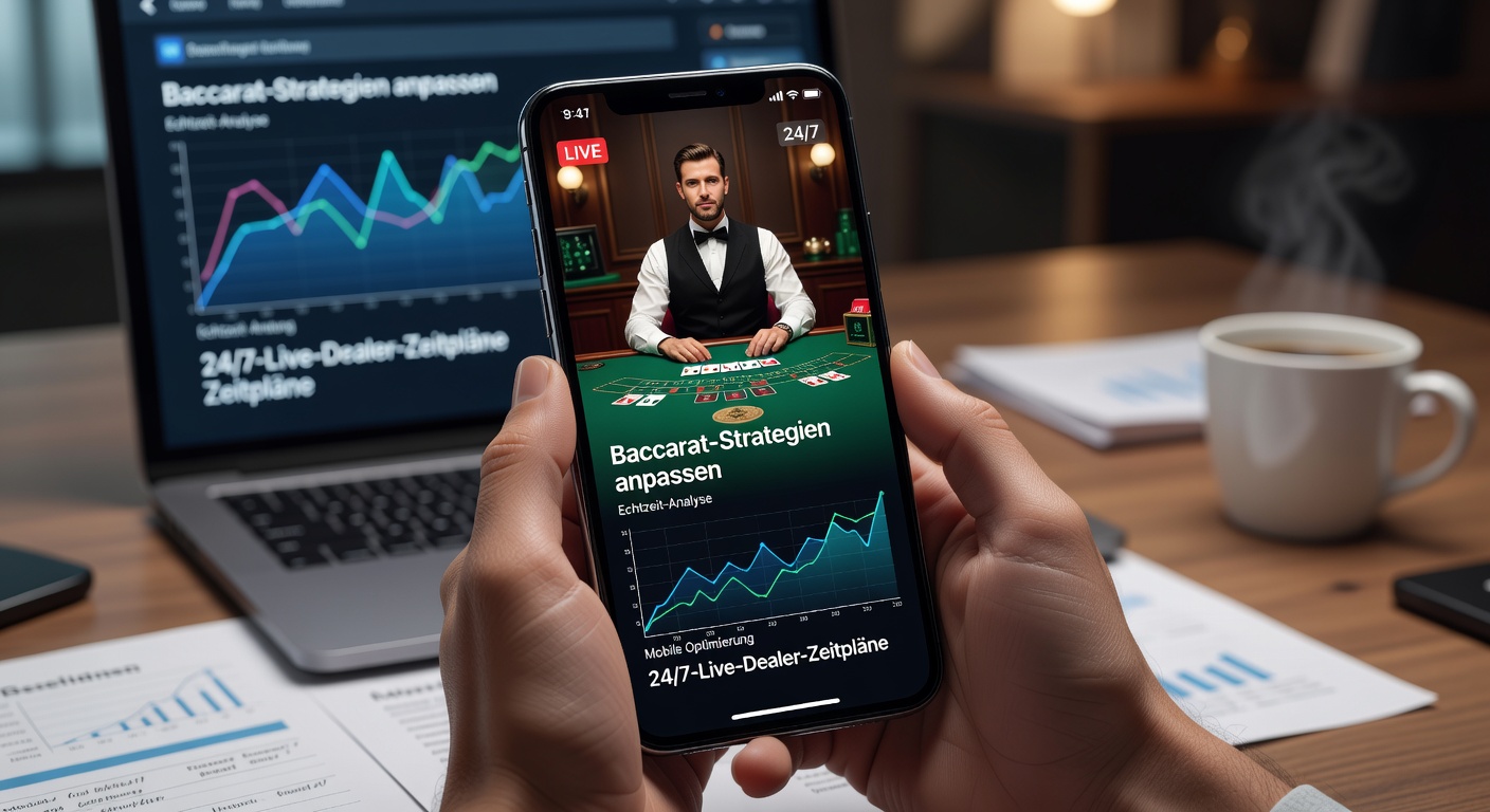 Spieler nutzen mobile Tracking-Tools an 24/7 Baccarat-Tischen