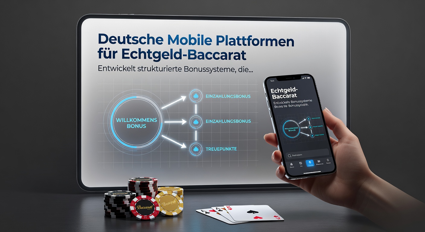 Live Baccarat Tische mit Bonusintegration auf deutschen Mobilplattformen