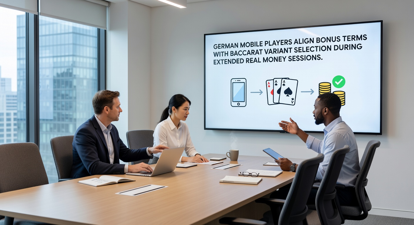 Baccarat-Varianten Auswahl auf mobilen Geräten während Echtgeld-Sessions