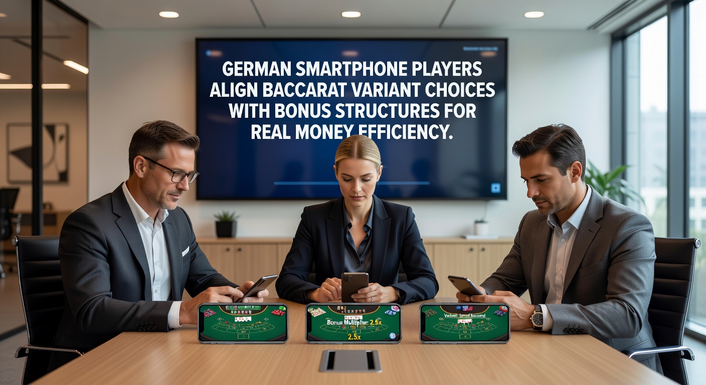 Smartphone-Nutzer wählen Baccarat-Varianten passend zu Bonusbedingungen auf deutschen Plattformen