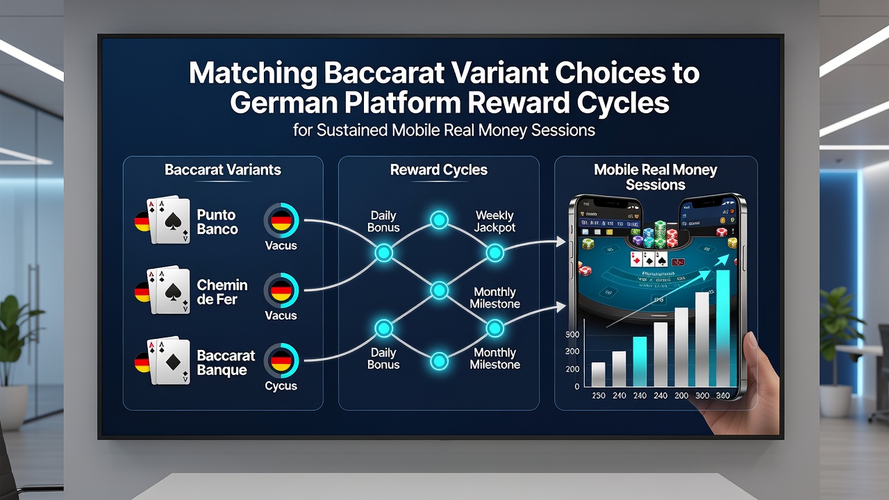 Mobile Baccarat-Sitzungen auf deutschen Plattformen mit Variantenauswahl und Belohnungszyklen