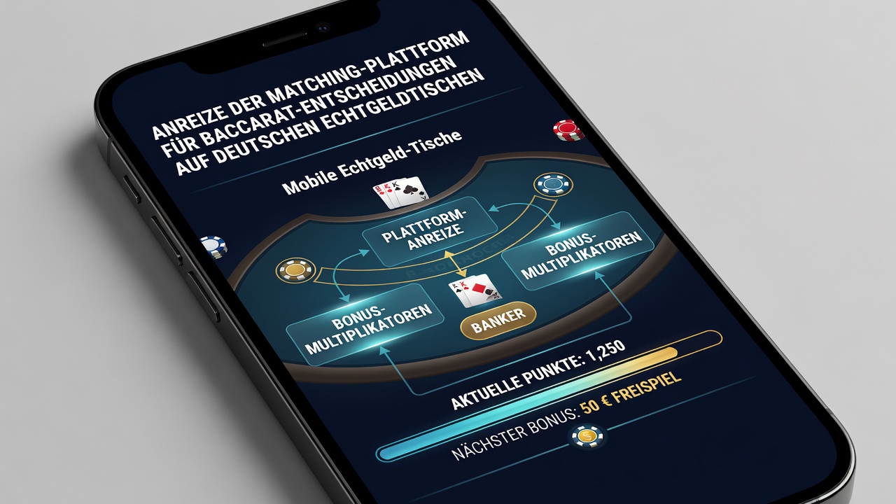 Mobile Baccarat-Sessions auf deutschen Plattformen mit Fokus auf Incentive-Abstimmung und Variantenwahl