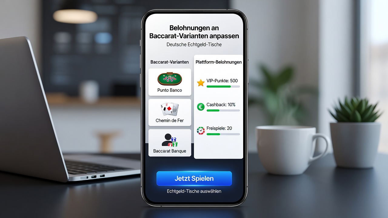 Analyse von Baccarat-Varianten und Belohnungszyklen auf Smartphone-Displays