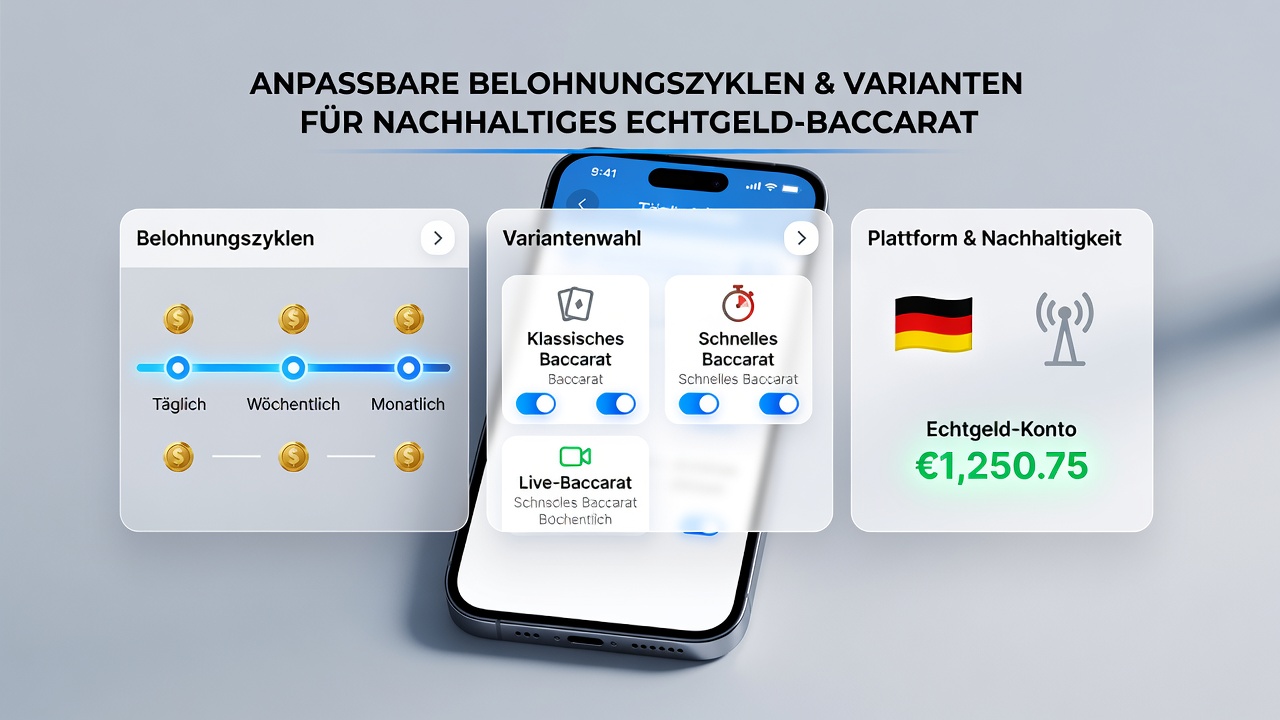 Live Baccarat Varianten und mobile Belohnungsmechanismen