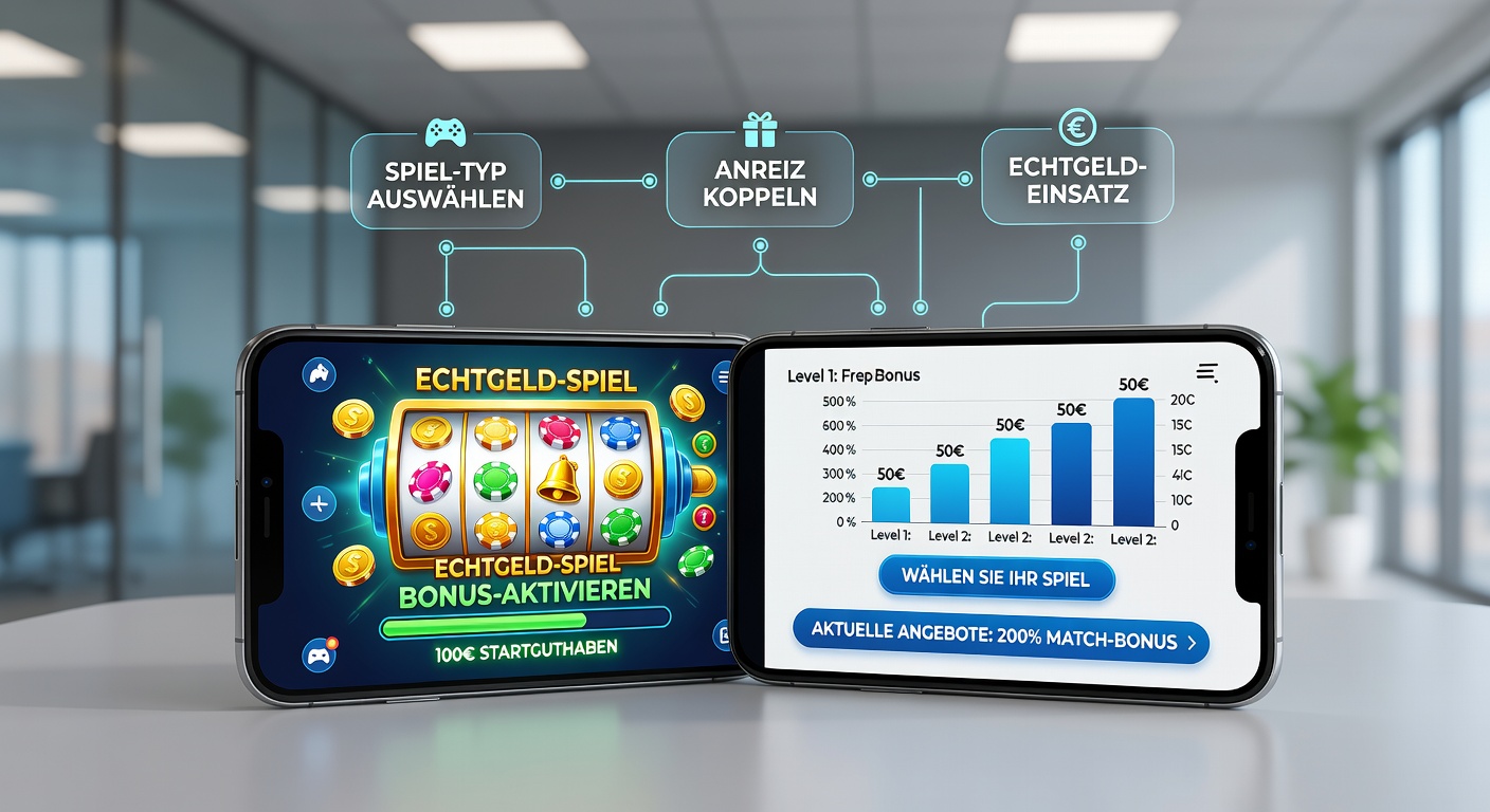 Darstellung von Bonusangeboten und mobilen Spieloptionen auf deutschen Plattformen