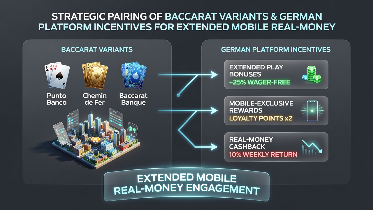 Mobile Baccarat-Sessions mit deutschen Anreizen und Varianten-Auswahl