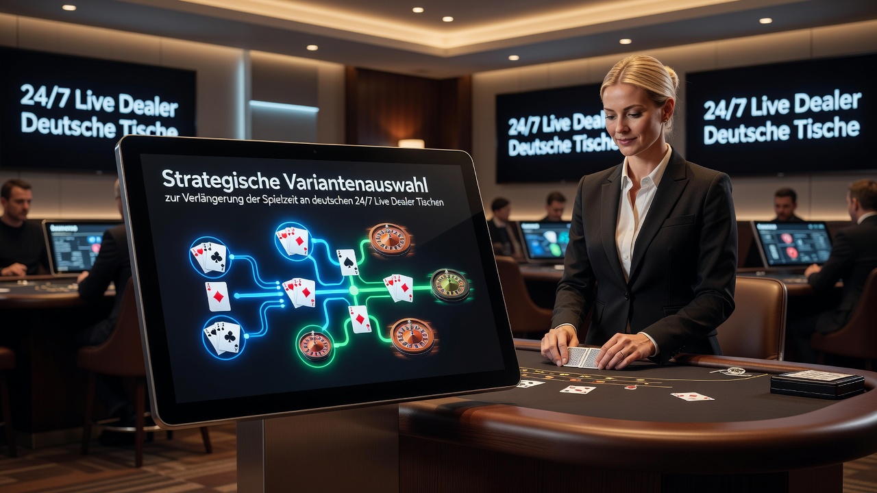Spieler analysiert verschiedene Baccarat-Varianten auf einem mobilen Gerät während einer Live-Session