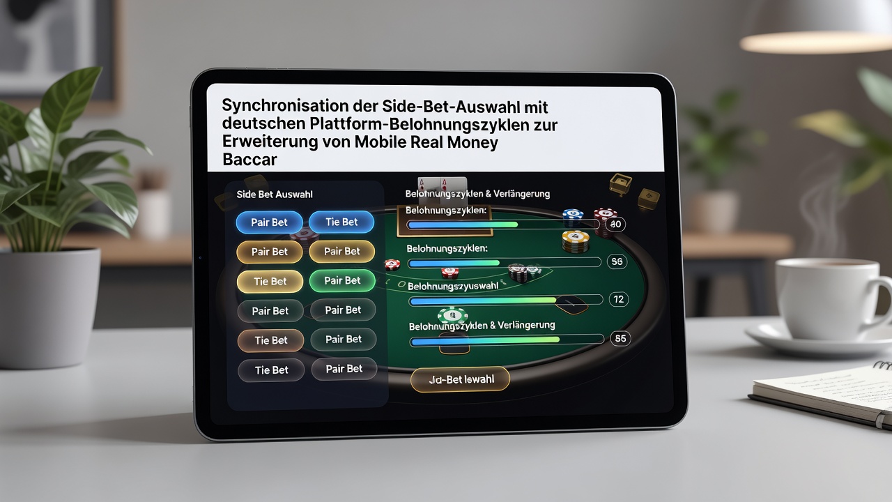 Synchronisation von Side Bets mit Belohnungszyklen in mobiler Baccarat-Umgebung